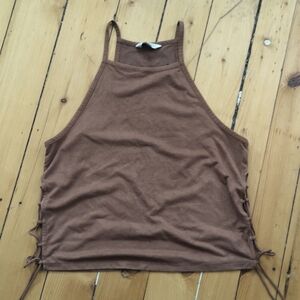 American Eagle faux suede tank, XL